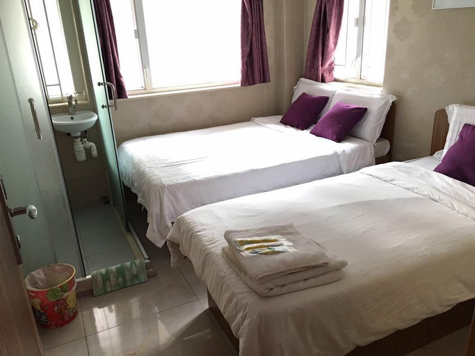 Bedroom 4, Hoo Sang Hostel (Mong Kok Metro Station E1 Exit), Kowloon