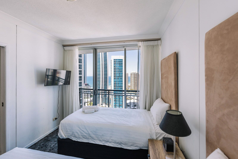 Bedroom 2, Resort Style Chevron Apartments, Gold Coast