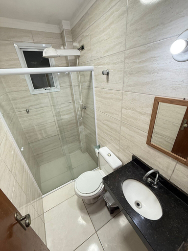 Bathroom 3, Pé na Areia Praia do Maracanã II, Praia Grande