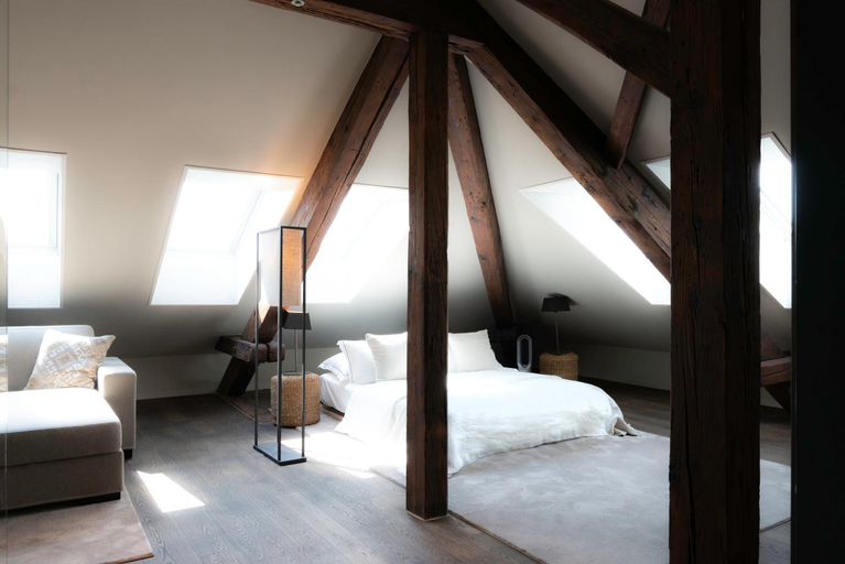 Bedroom 2, Le Bijou LQ80 Jacuzzi Penthouse, Zürich