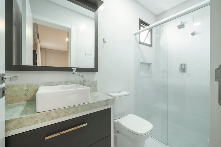 Bathroom 3, Aluguel Apartamento Garden com Jacuzzi e Terraço com Piscina - 883, Bombinhas