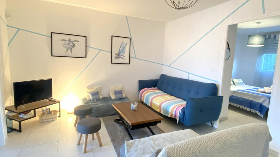 Bedroom, Les Ecrins, Anse Mitan, tres beau F2, vue mer, proche plage, Les Trois-Îlets