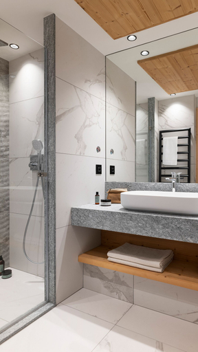 Bathroom 4, MGM Hôtels & Résidences – Hôtel Akoya, Savoie