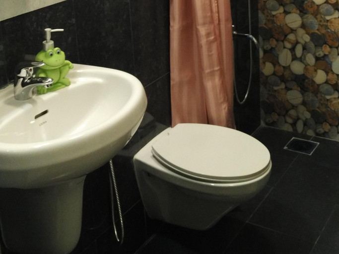 Bathroom 5, Lazy Frog Hotel, South Goa