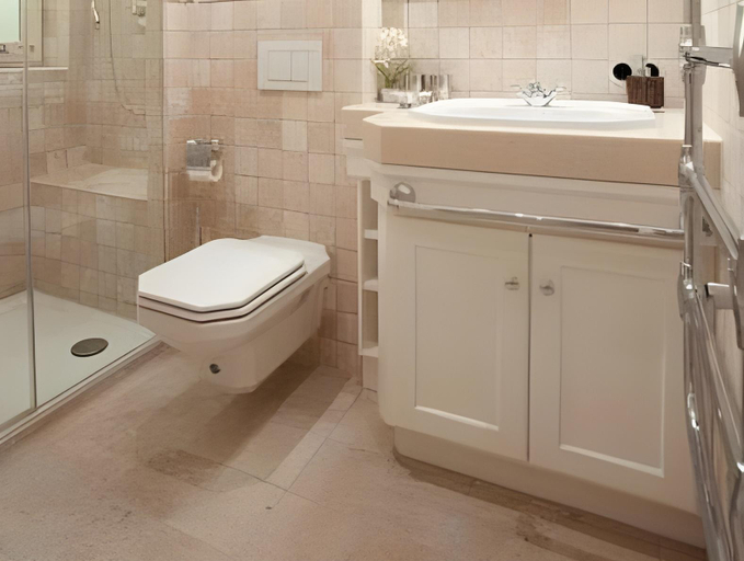 Bathroom 3, Ferienwohnung Dikstig "links", Nordfriesland