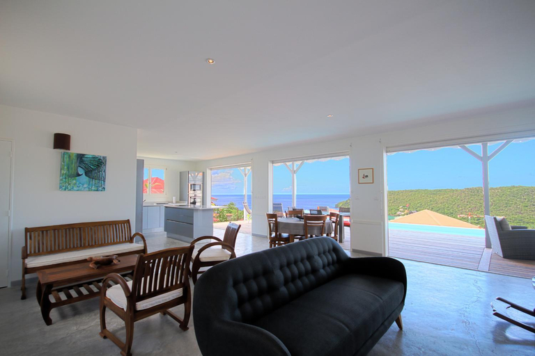 Shared lounge/TV area 5, Villa infiniti swimming pool MQAA08, Les Anses-d'Arlets