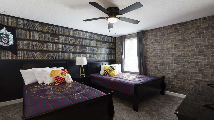 Bedroom 2, Greenview 8BR Home Private Theater Pool/spa/games, Osceola