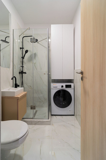 Bathroom 2, Cismigiu Park Studio - Fresh & Serene Flat with Light-Filled Interiors, Municipiul Bucuresti