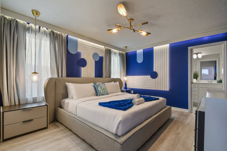 Bedroom 3, Modern Resort Home w/ Pool, Spa & Arcade Access, Lake