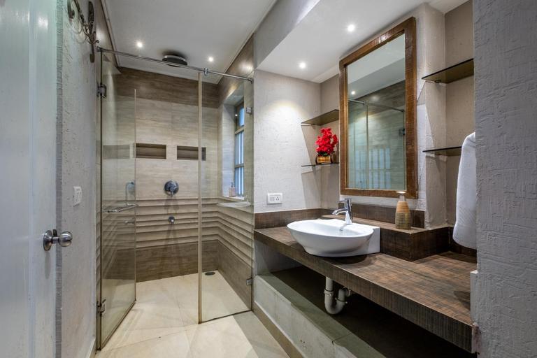 Bathroom 2, Luxury villa Diva Goa with pvt pool, North Goa