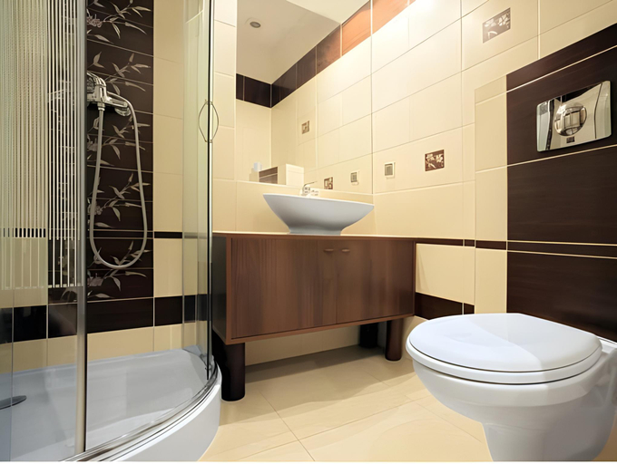 Bathroom 3, Flaminio Smart Sleep, Kraków City