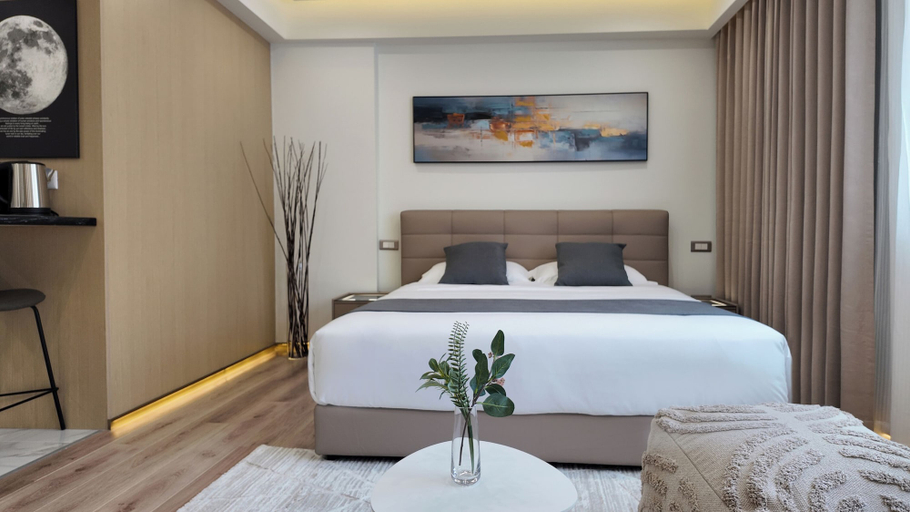 Bedroom 4, CCLUX Suites - Premium 40sqm Suites near Piraeus Port, Attica