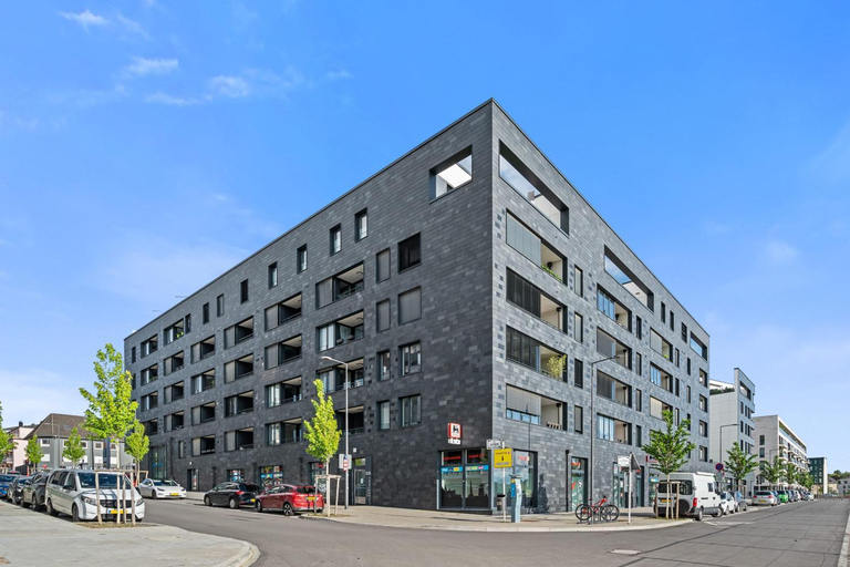 Modern 1-BR Apartment with Balcony in Cessange, Luxembourg