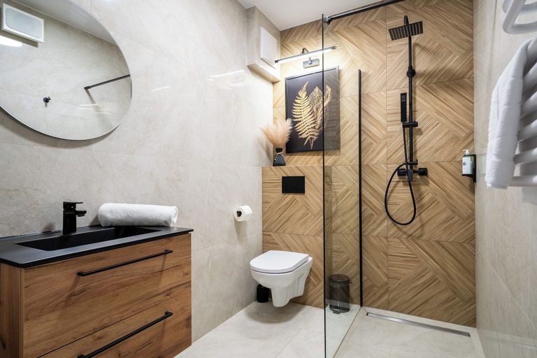 Bathroom 3, Pileckiego Residence, Warsaw