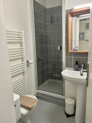 Bathroom, Appartement bords de l’Eure charmant studio, Eure-et-Loir