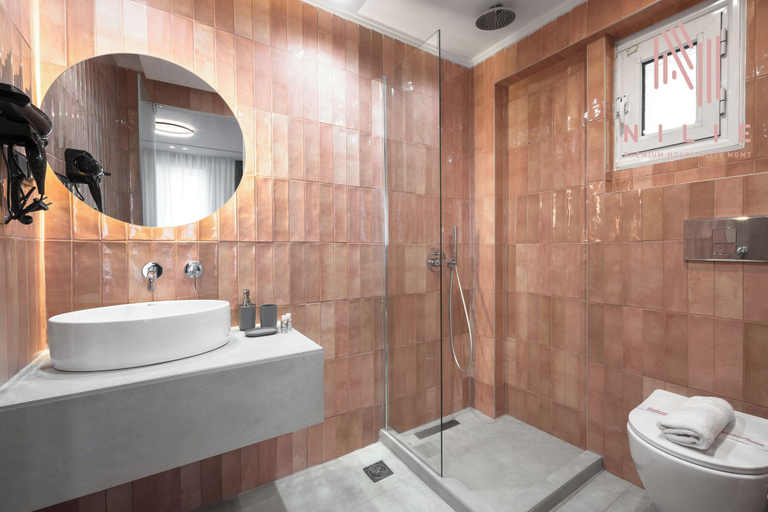 Bathroom 5, Esther Suites, Nilie Hospitality MGMT, Central Macedonia