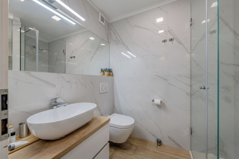 Bathroom 2, Romanca Deluxe Studio - City View, Split