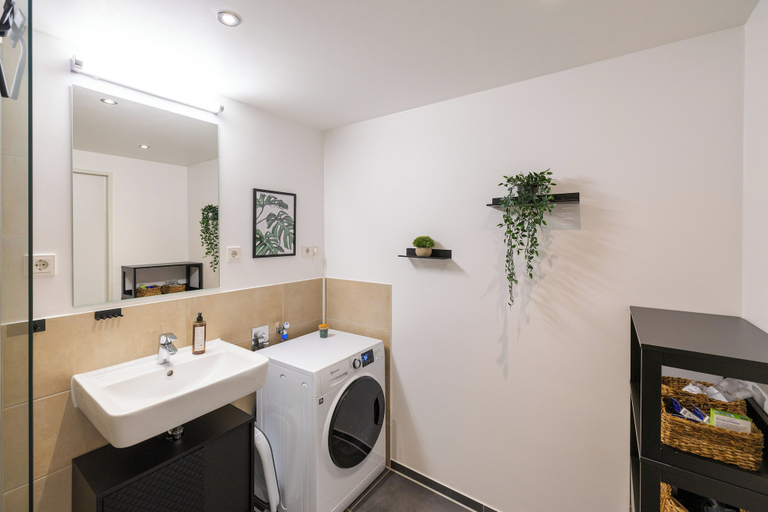 Bathroom 3, Svyvo Cologne - Serviced Apartments, Köln