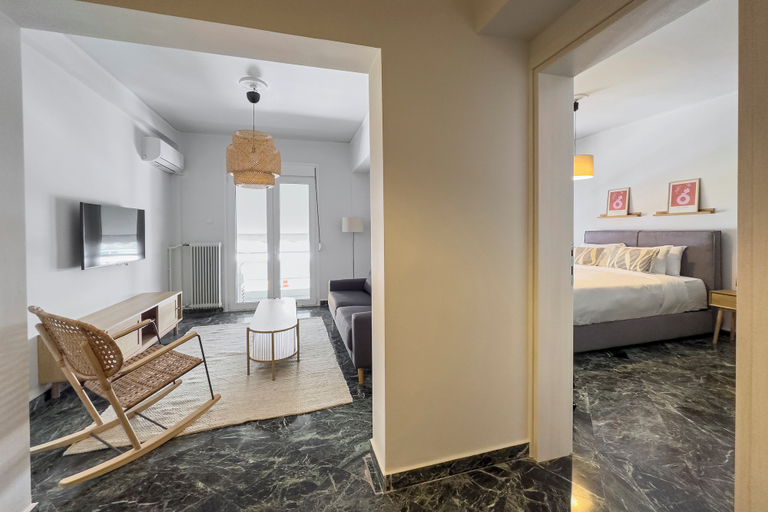 Bedroom 2, Phaedrus Living Koukaki Verdant Marble, Attica