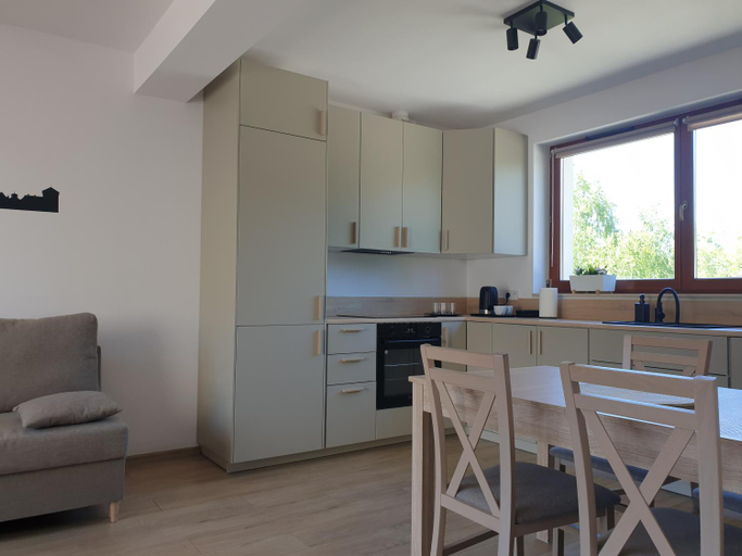 Kitchen 3, Near the airport- Apartments, Kraków