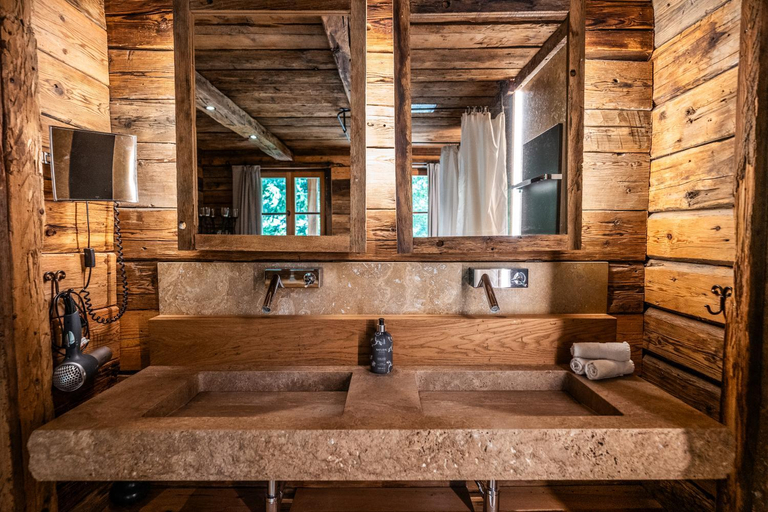 Bathroom 3, Exklusives Chalet in Alleinlage mit privatem Saunahaus, Spittal an der Drau
