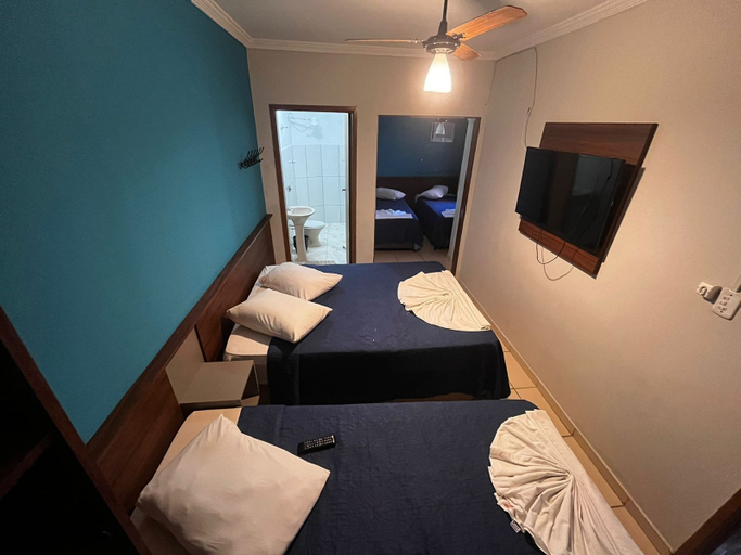 Bedroom 2, Hotel Cesar Nogueira, Aparecida