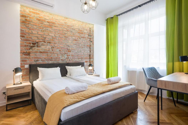 Bedroom, Fancy Apartments with Lift and A/C, Kraków City
