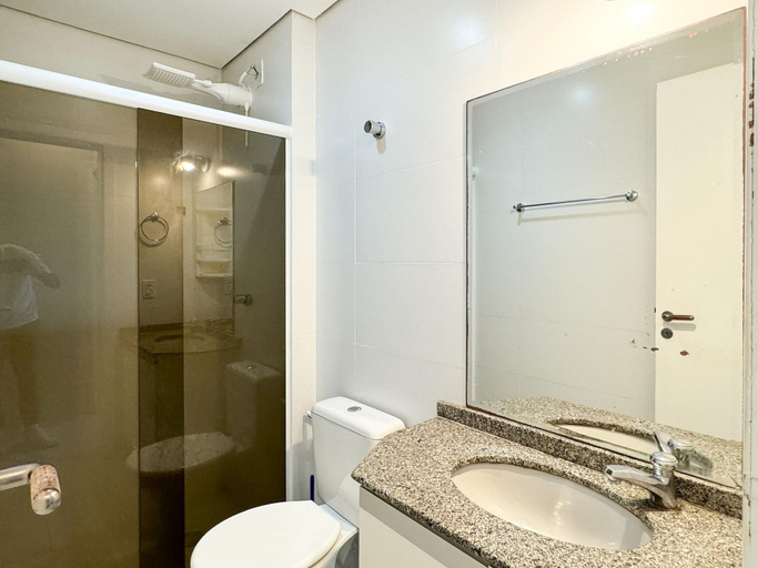 Bathroom, Apê em Ponta das Canas - 40m do mar, Florianopolis