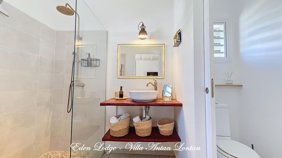 Bathroom 3, Eden Lodge 4 Villas avec piscine privee, Saint-François