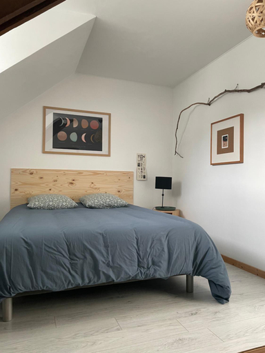 Bedroom 2, Maison d'hotes des Mondfanger, Moselle