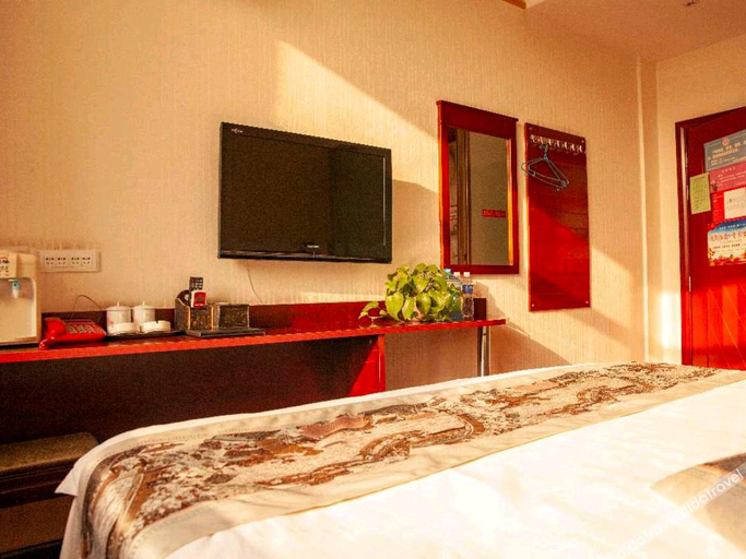 Bedroom 2, Junyi Hotel Chain (Jingchuan Jingzhou Street Store), Pingliang