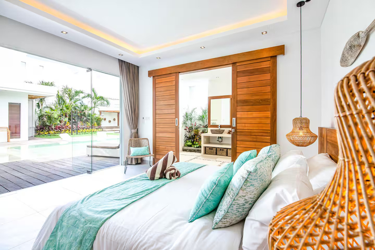 Bedroom 2, Villa Carpe Diem - Luxurious 4BR Haven, Steps to Finns Beach, Canggu, Badung