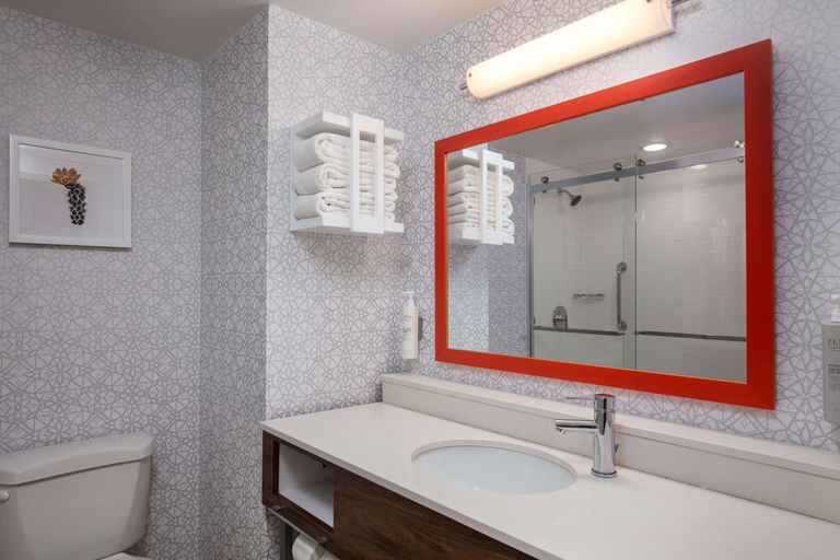 Bathroom, Hampton Inn & Suites El Paso-Airport, El Paso