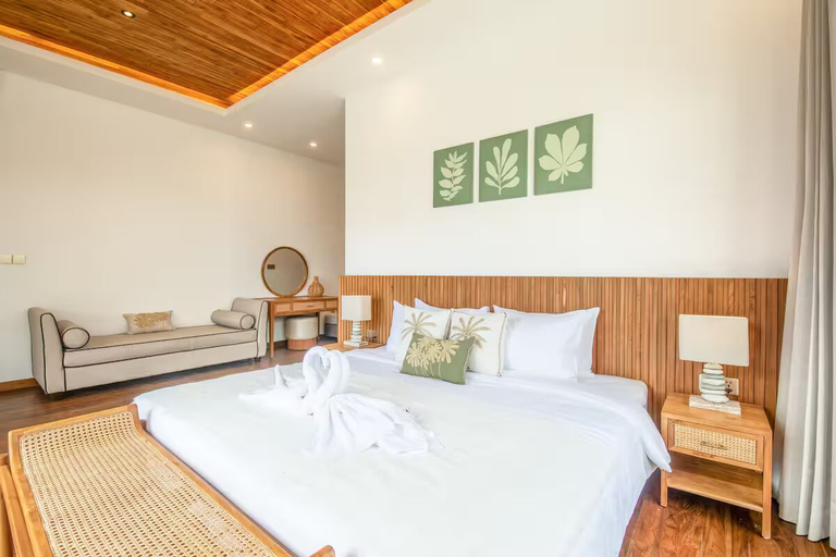 Bedroom 3, Villa D'Breeze - Lavish 6 BR with Ocean Vista, 5 mins to Savaya, Badung