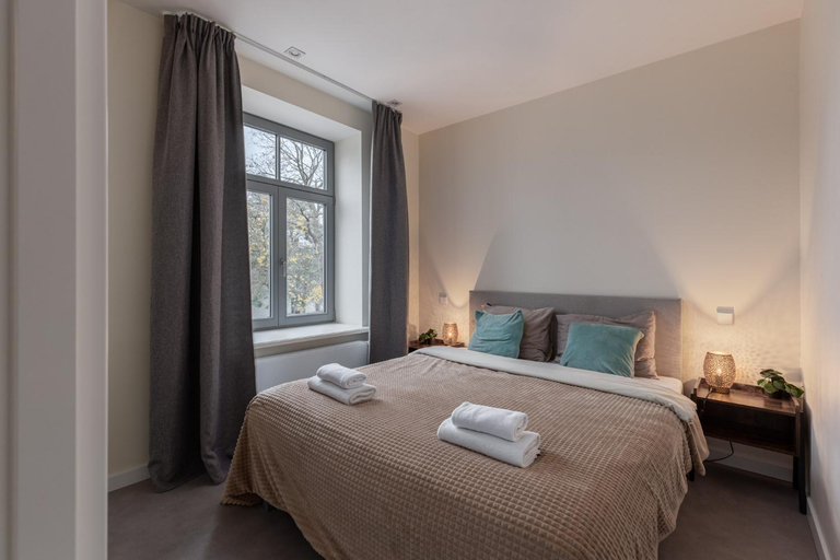Bedroom, Quiet Kipsala Apartments - FREE PARKING & BICYCLES, Riga