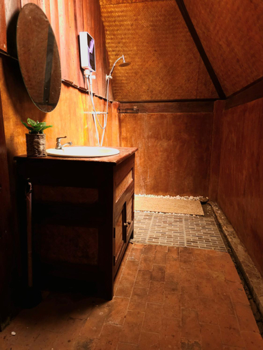 Bathroom 3, Pai Kiniman Resort, Pai
