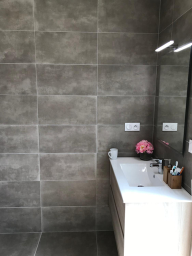 Bathroom 2, Location villa entre lac et ocean avec son spa de nage, Gironde