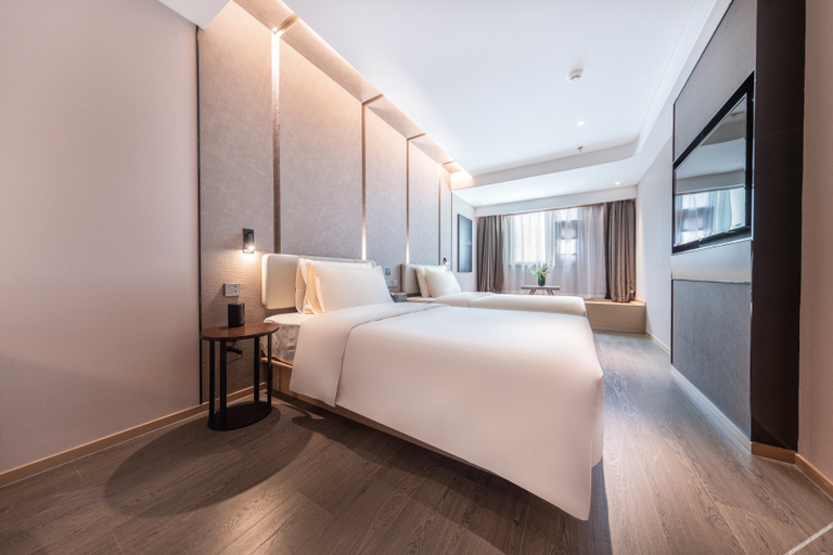 Bedroom 2, Atour Hotel Wuhan Yellow Crane Tower, Wuhan