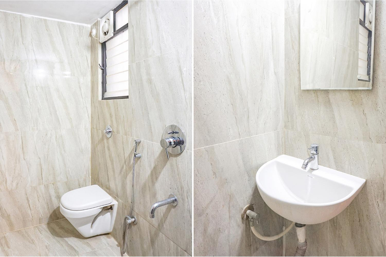 Bathroom, FabHotel Saffron Inn I - Nr. Darshan Museum, Pune