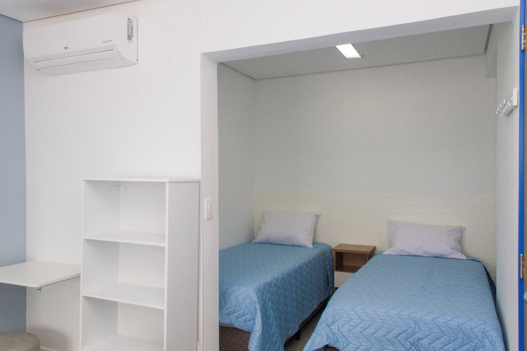 Bedroom 1, Asturias Mall Suites, Guarujá
