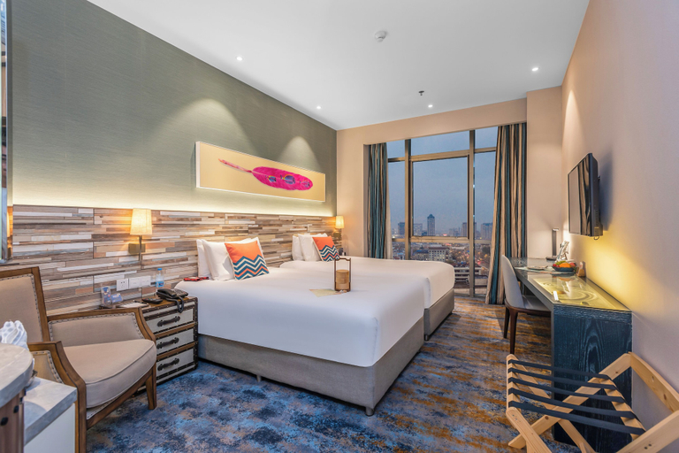 Bedroom 2, Yantai Lijing Peninsula Hotel, Yantai