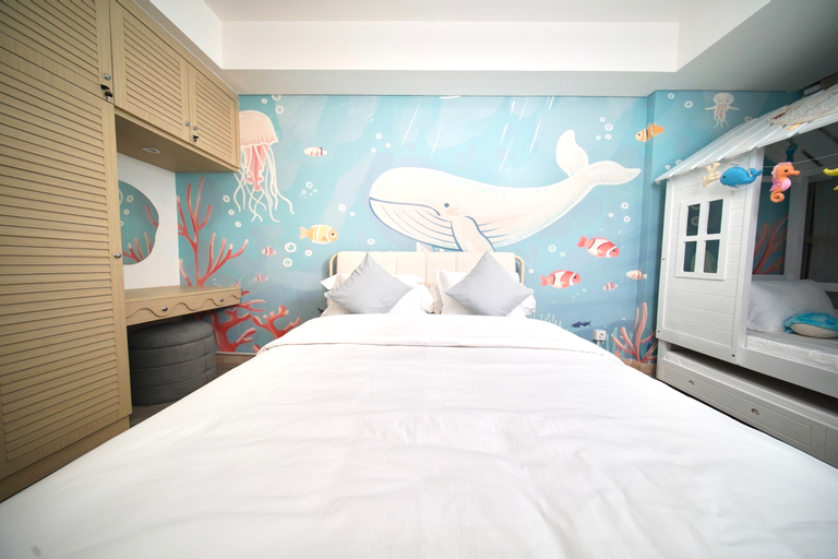 Bedroom 1, Under The Sea by Little Bnb, North Jakarta