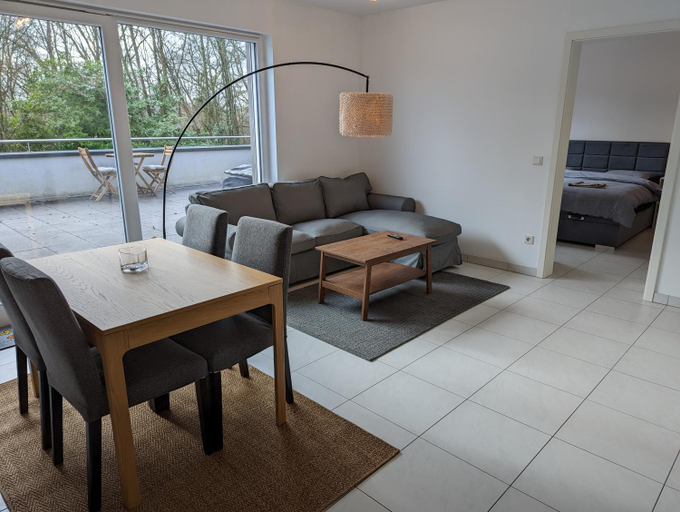 1BR Apartment with Garage in Kirchberg, Luxembourg