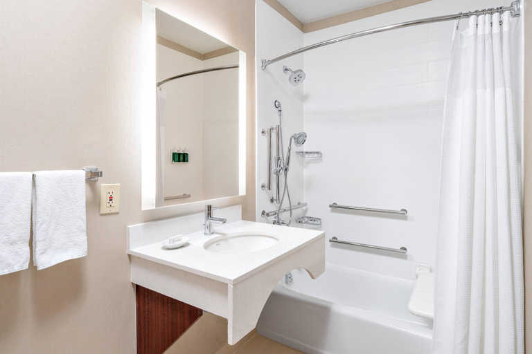 Bathroom, SpringHill Suites by Marriott San Diego Rancho Bernardo/Scripps Poway, San Diego