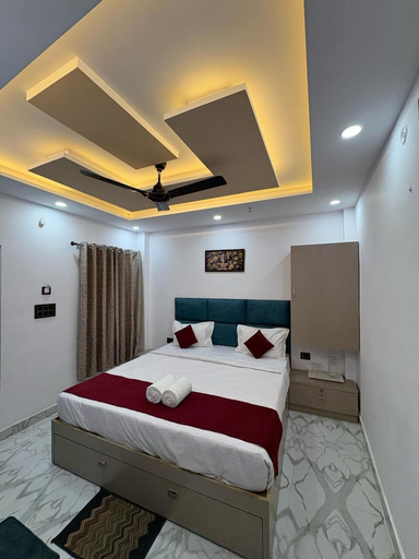 Bedroom 2, Yatri Nivas By Sarvjeet Foundation, Varanasi
