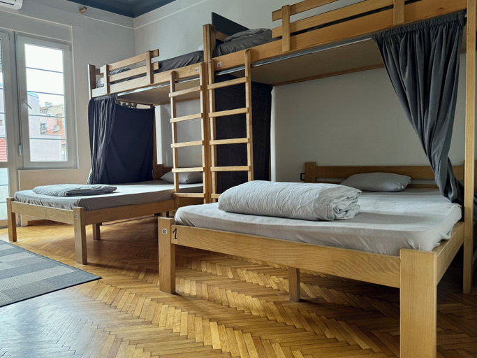 Bedroom 3, Nomad Hostel, Belgrade
