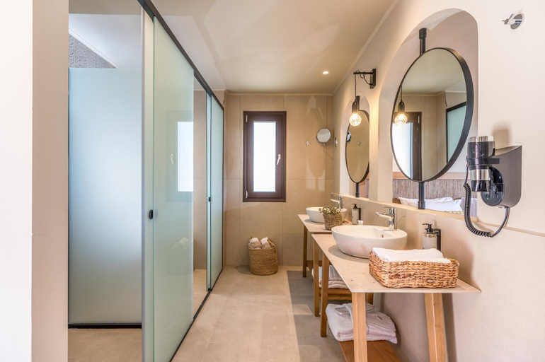 Bathroom 5, Pyria Hotel, Crete