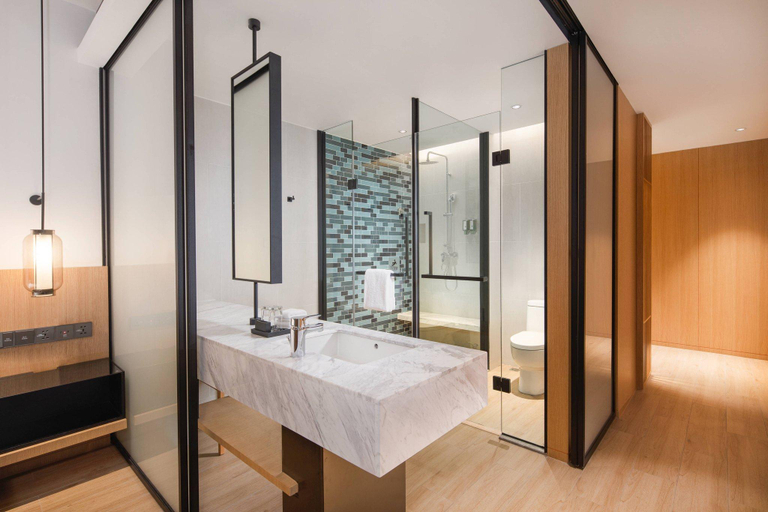 Bathroom, Fairfield by Marriott Taiyuan South, Taiyuan