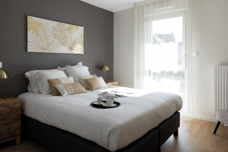 Bedroom 4, Les Boréales - Appart'hotel Villers-sur-Mer, Calvados