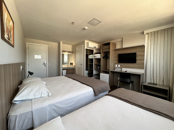 Bedroom 2, Hotel 7 Itajaí by RB Hotelaria, Itajaí